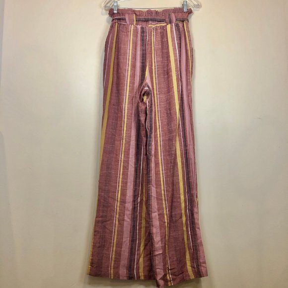 NEW LOOK ✌️ Sz. S linen bell bottom trousers - Picture 4 of 5